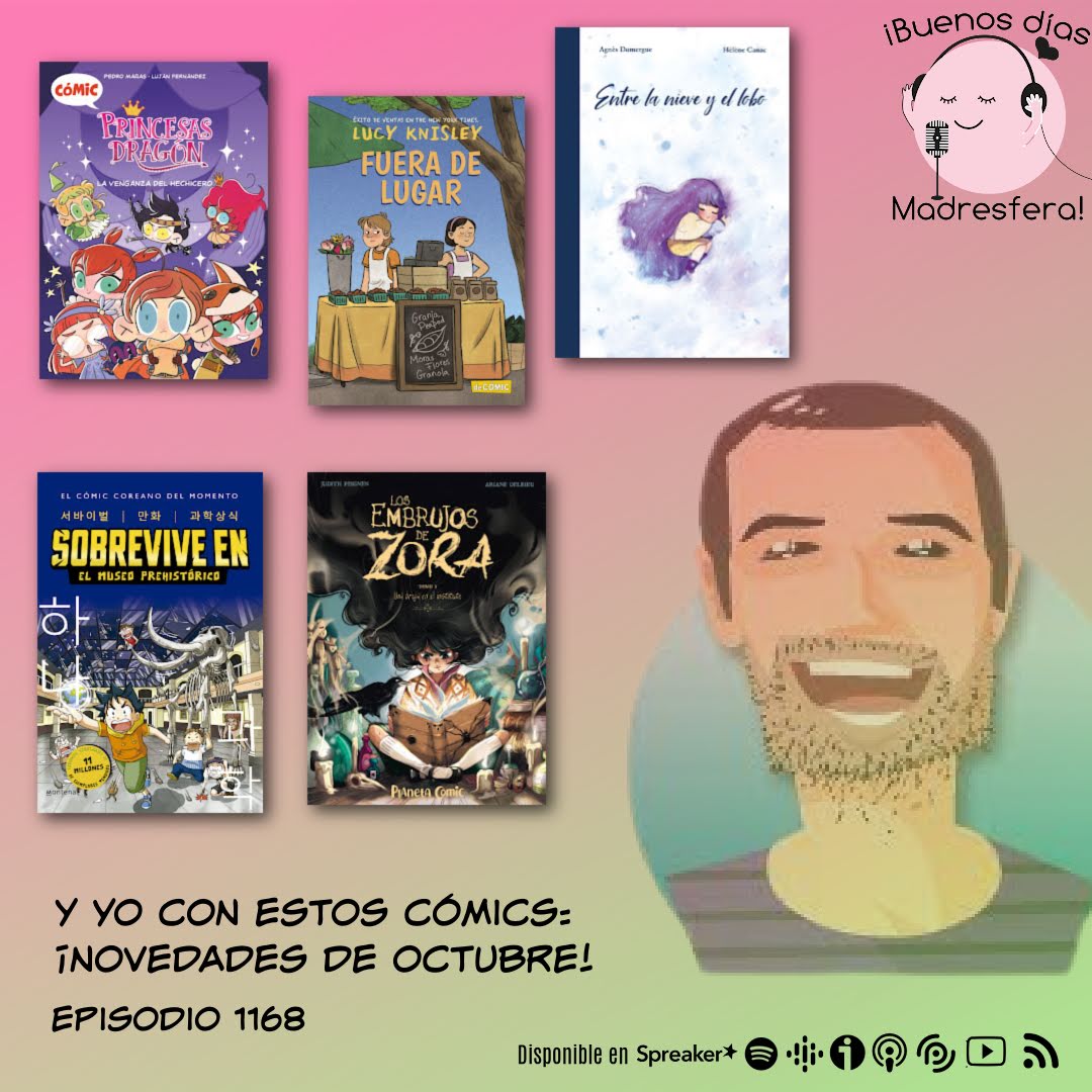 Y yo con estos comics con @estasbarbas: Novedades de octubre de @Literatura_SM, @anayainfantil, Montena, @KodomoComics y @PlanetadComic