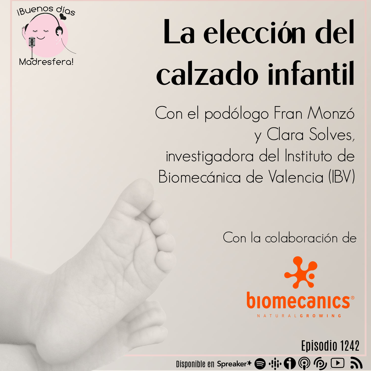 La elección del calzado infantil, con el podólogo Fran Monzó y la investigadora Clara Solves